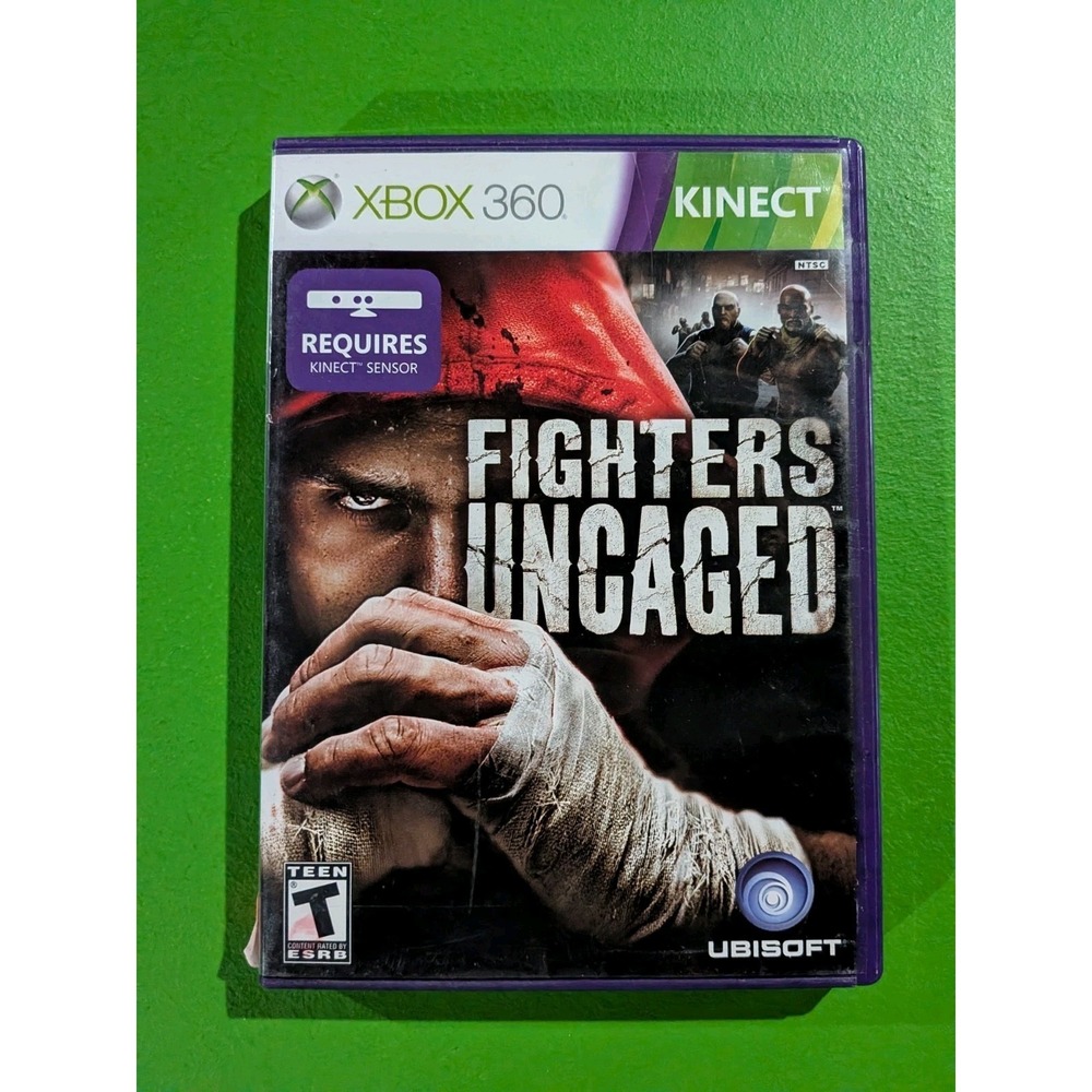 Fighters Uncaged (Microsoft Xbox 360, 2010) Complete Kinect Video Game CIB